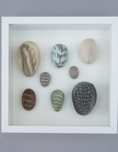 Silk and Feather Eggs