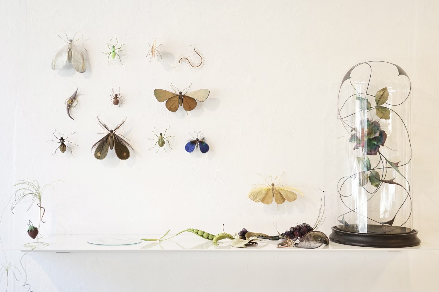 <br />
Bugs Birds and Flowers, jaggedart's Summer show, June 10 - July 10.