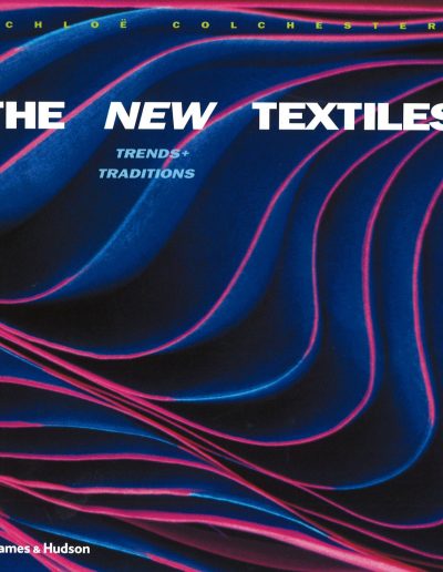 Pleated samples by Bridget featured in 'The New Textiles' published by Thames and Hudson.