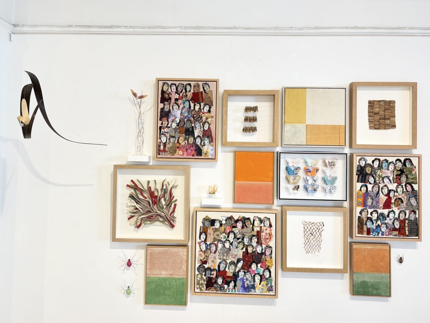 <br />
Bugs Birds and Flowers, jaggedart's Summer show, June 10 - July 10.